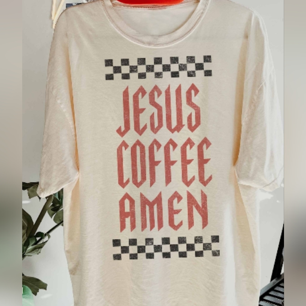 167 | Jesus Coffee Amen Tee